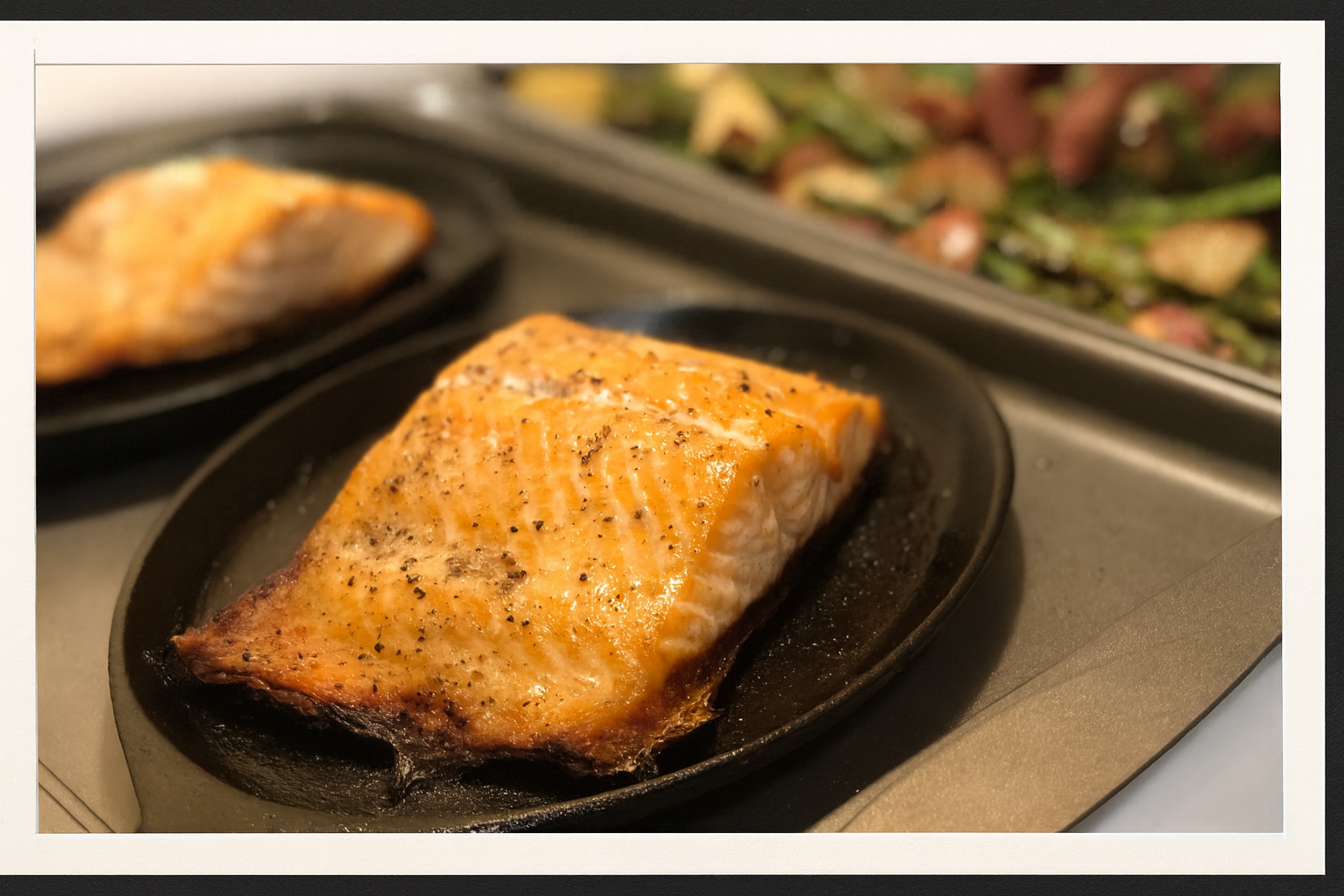 Grilled Salmon & Asparagus