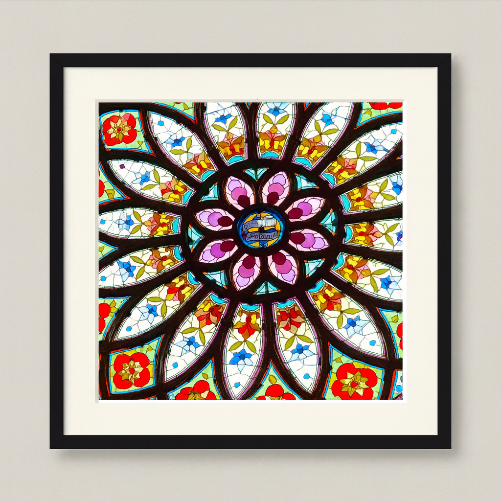 Stained glass window